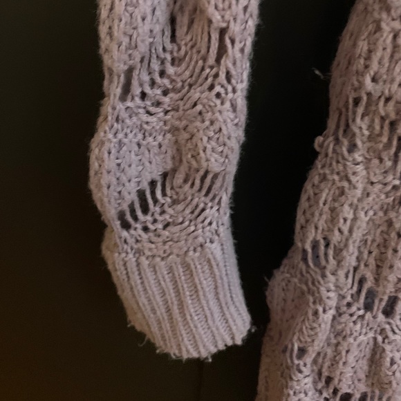 PURPLE KNIT DRESS - Picture 4 of 5